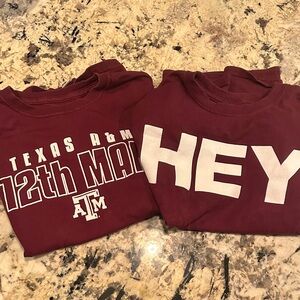 Texas A and M- Maroon Kids T-Shirts Set